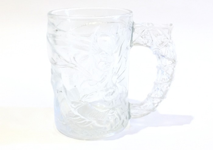 90s McDonald&#039;s &quot;BATMAN&quot; glass cup(made in france).