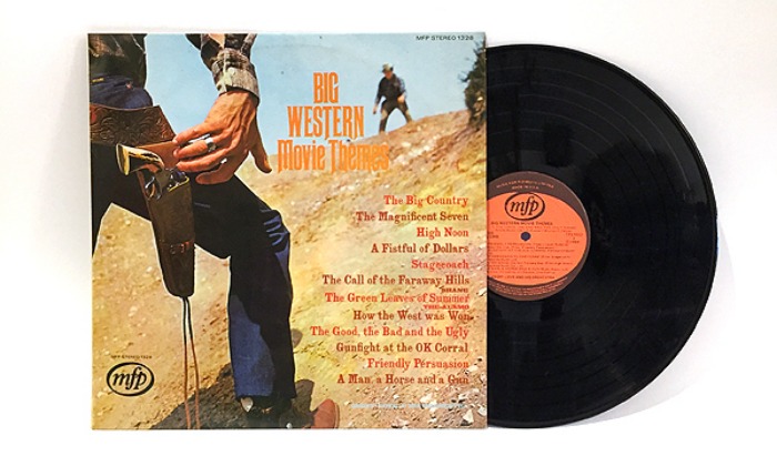 Big Western Movie Themes vinyl LP.