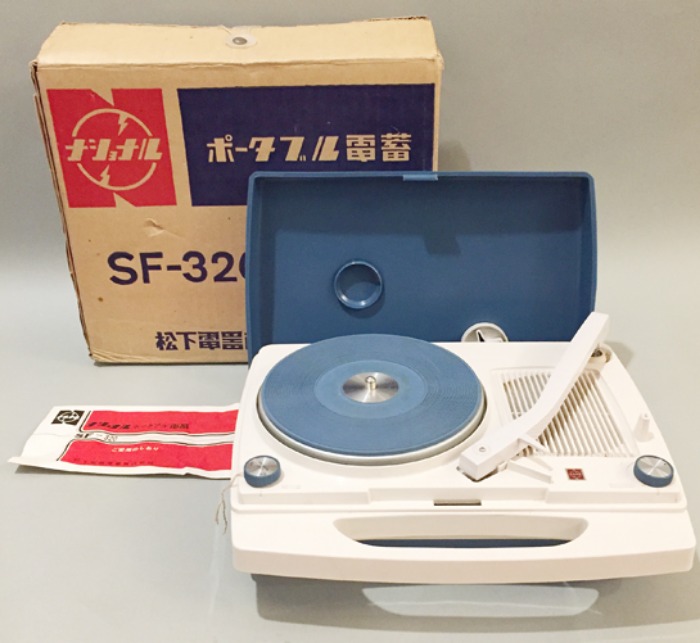80s National “SF-320” portable LP player 풀세트.