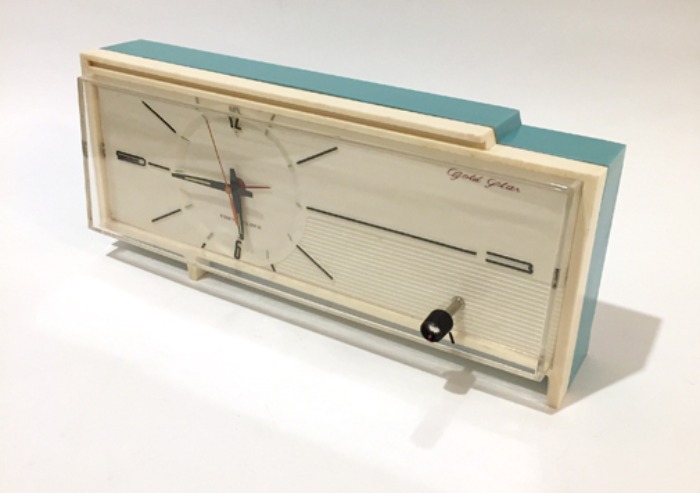 70s TOKYO CLOCK mid-century music box table clock(오르골알람시계).