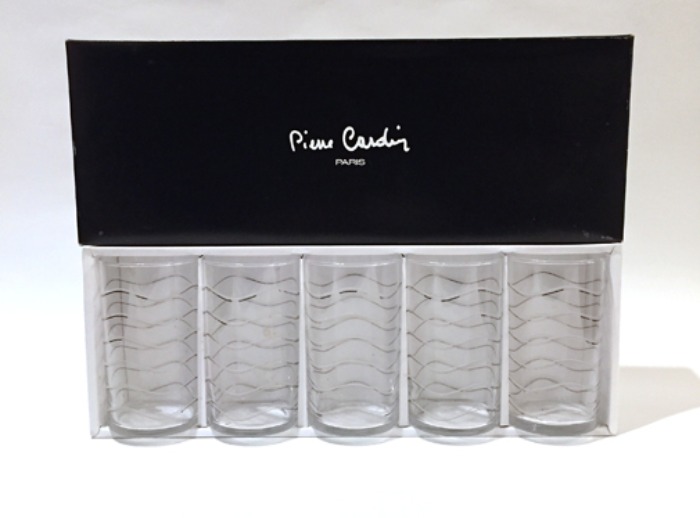 80s Pierre Cardin x Sasaki glassware set.