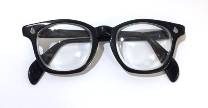 [U.S.A]60s AMERICAN OPTICAL “AO” hinge KEYHOLE Wellington glasses.