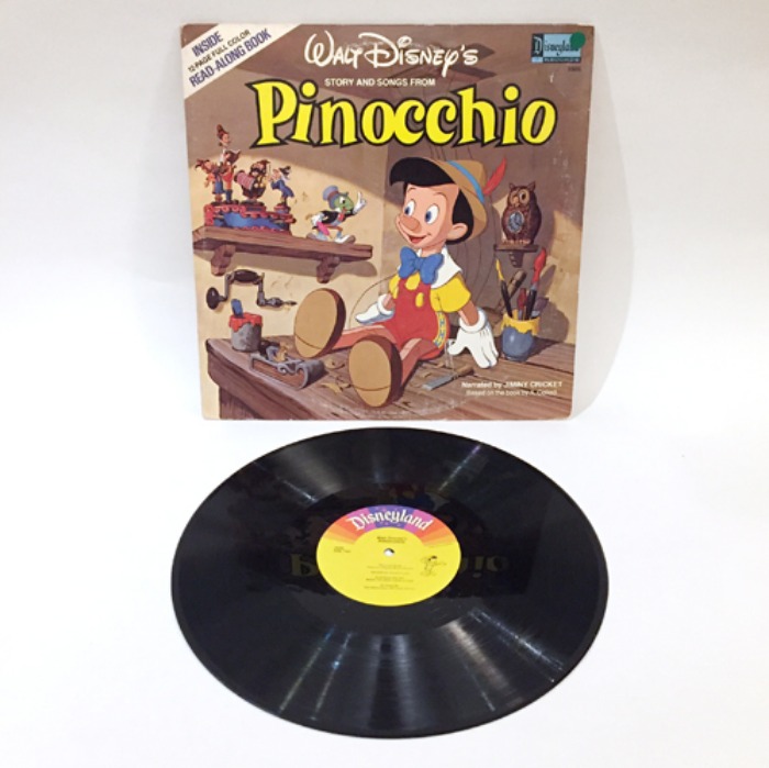 [U.S.A]70s Walt Disney “Pinocchio” 피노키오 story &amp; songs vinyl LP.