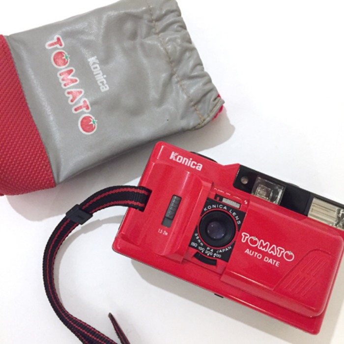 [JAPAN]80s Konica “TOMATO” red film camera.