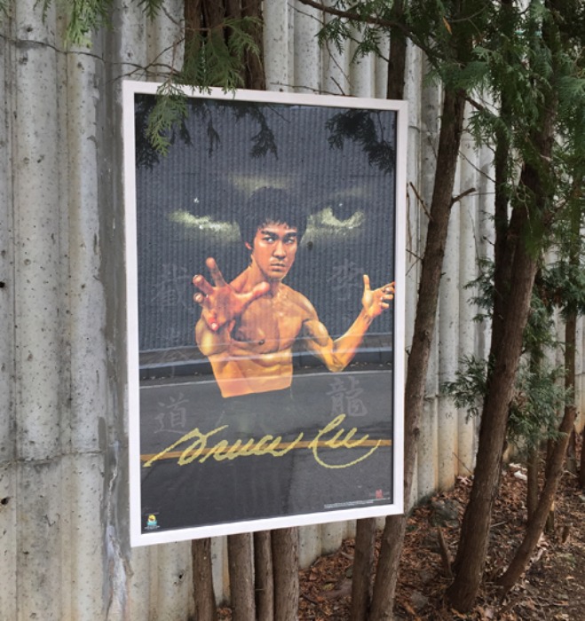 [U.S.A]90s Bruce Lee 이소룡 original poster frame.