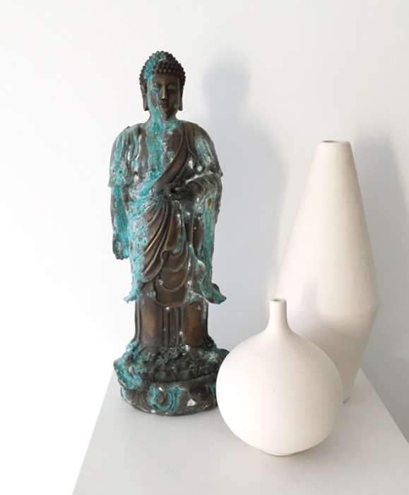 [RARE!][JAPAN]50s antique “Buddha” bronze statue(청동 불상).