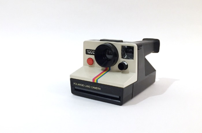 [ENGLAND]70s Polaroid “1000” red button 무지개 폴라로이드 camera.