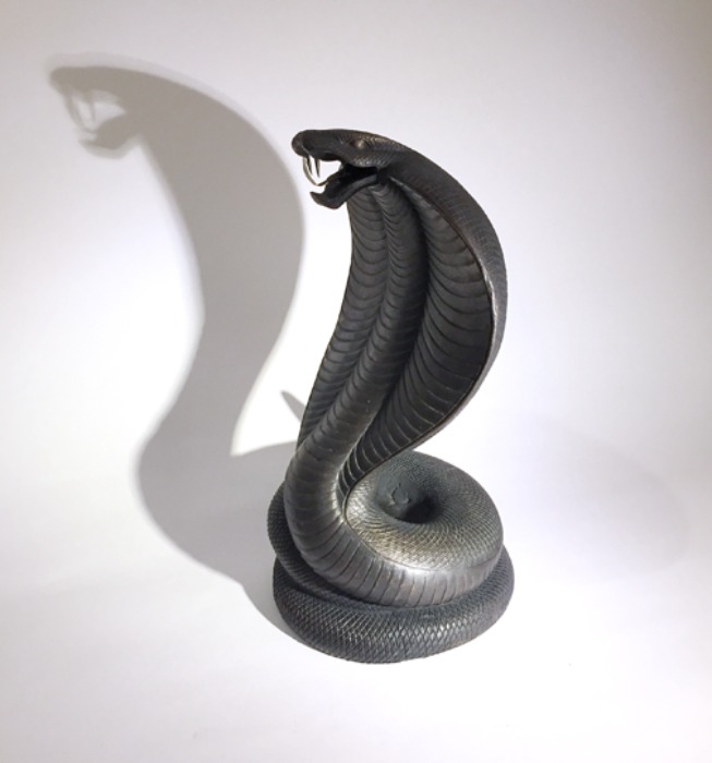[U.S.A]70s Cobra snake brass statue(코브라).