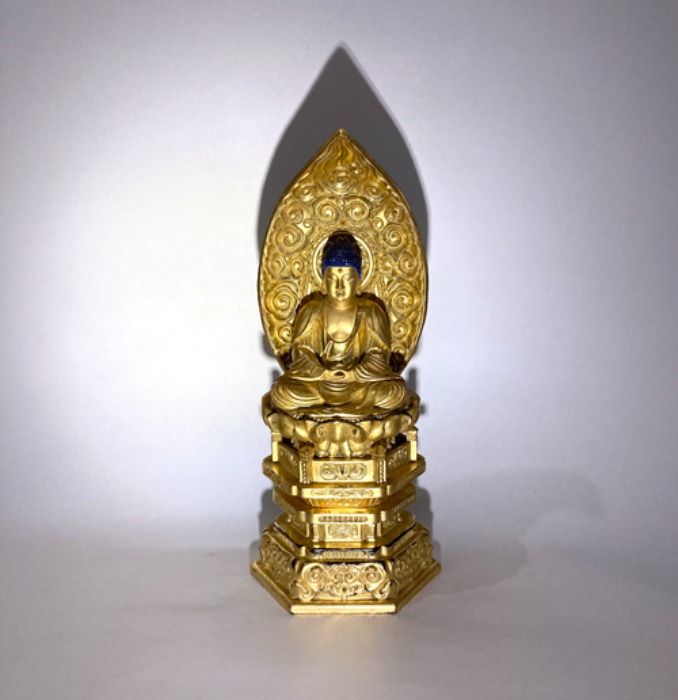 [JAPAN]60s hand-made wood “Buddha” statue objet(불상).