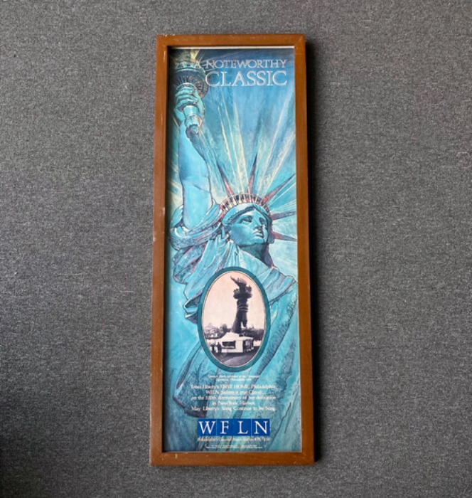 [U.S.A]80s “Statue of Liberty” 자유의 여신상 original poster frame.