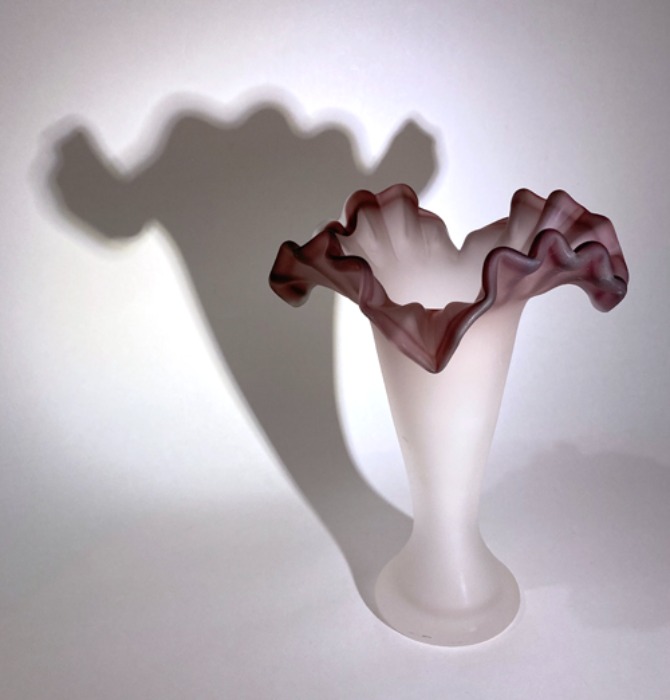 [FRANCE]70s hand-made design glass vase(꽃병).