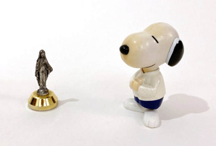 [U.S.A]90s &quot;Praying Snoopy&quot; 기도하는 스누피 figure.