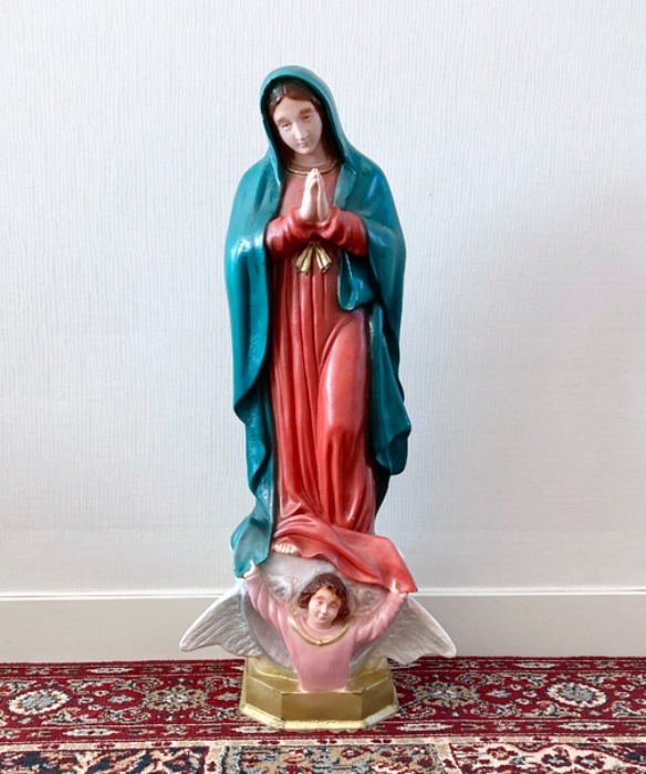 [U.S.A]70s Guadalupe Maria 성모 마리아 big size statue.