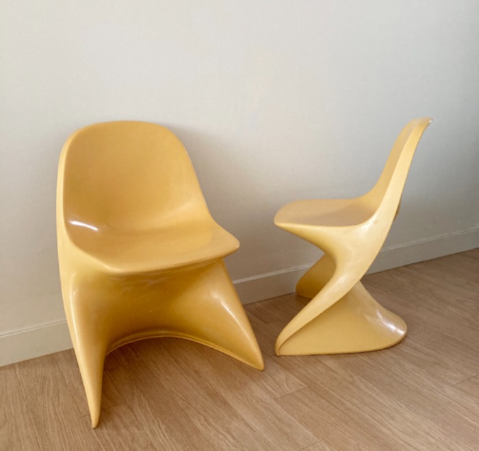 [GERMANY]70s &quot;Casalino&quot; made by Alexander Begge chair 2 set.