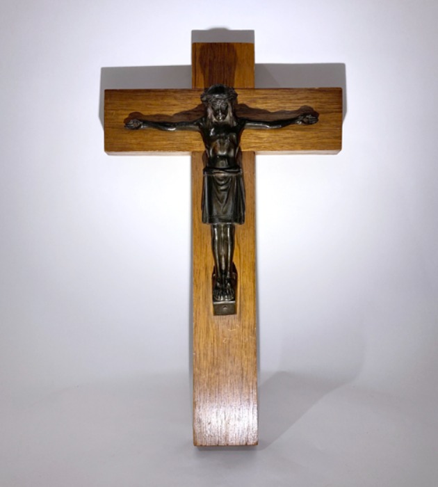 [FRANCE]70s antique crucifix 십자가 big size wall objet.