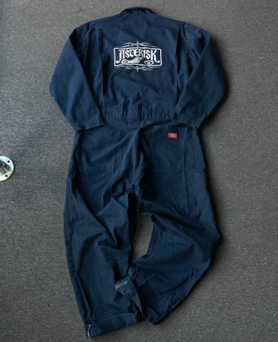 [JAPAN]Dickies &quot;Asterisk Motorcycle&quot; mechanic overall.