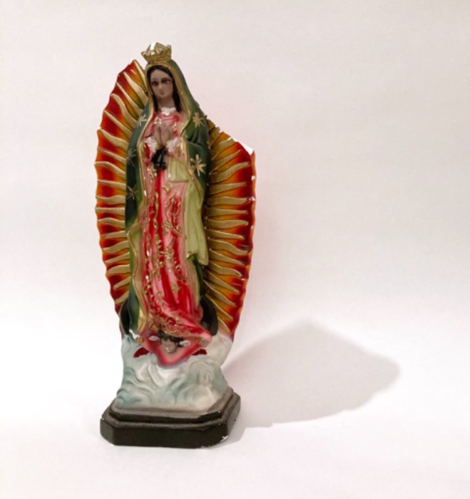 [U.S.A]70s broken Guadalupe 과달루페 statue.