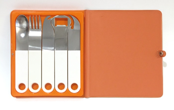 Kai EXCEL mid century travel outdoor knife/fork set.