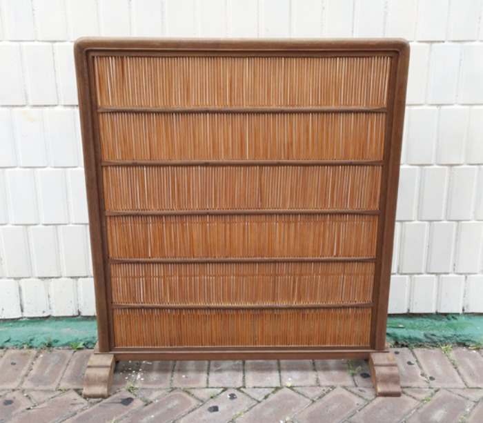 vtg JAPANESE bamboo screen partition.