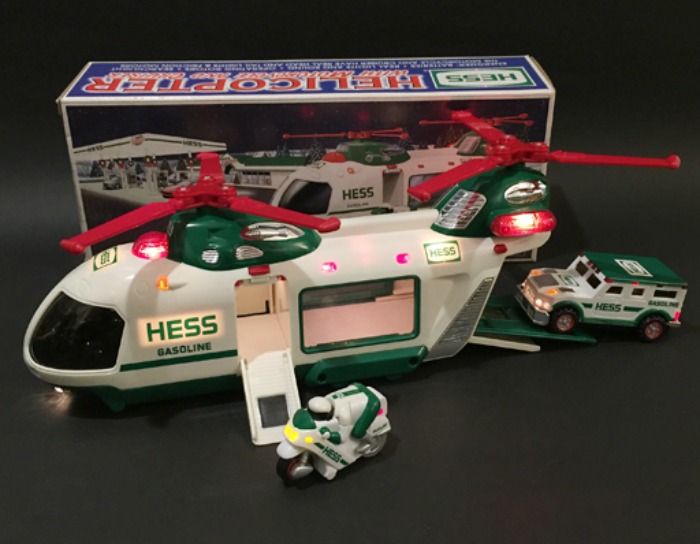 90s HESS GASOLINE “HELICOPTER” DIE CAST(수송 헬리콥터).