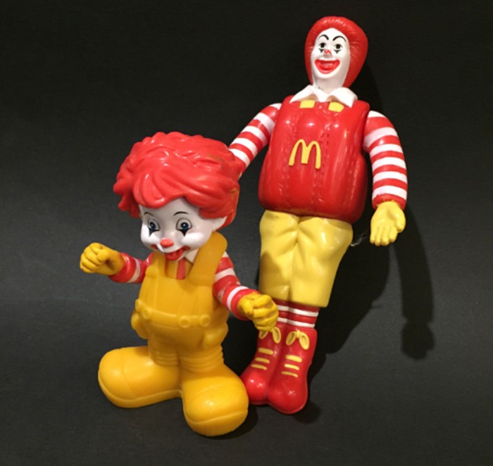 Vtg Mcdonald’s clown figure 2 set.
