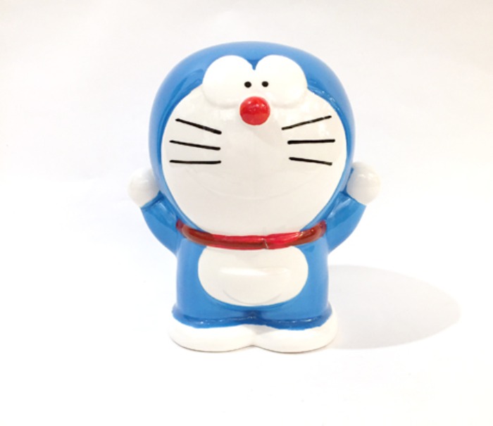 [JAPAN]80s Doraemon ceramic piggy bank(도라에몽 저금통).