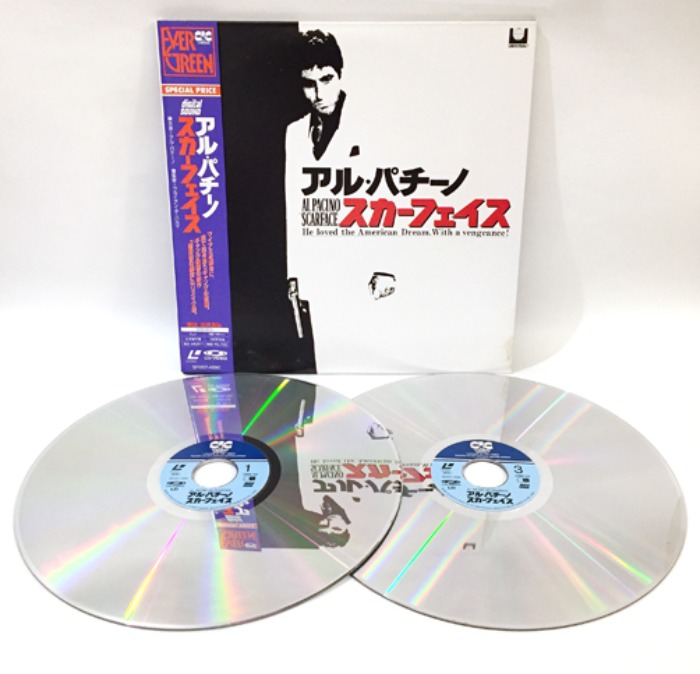 [JAPAN]80s “SCARFACE” 2-LD(laserdisk).