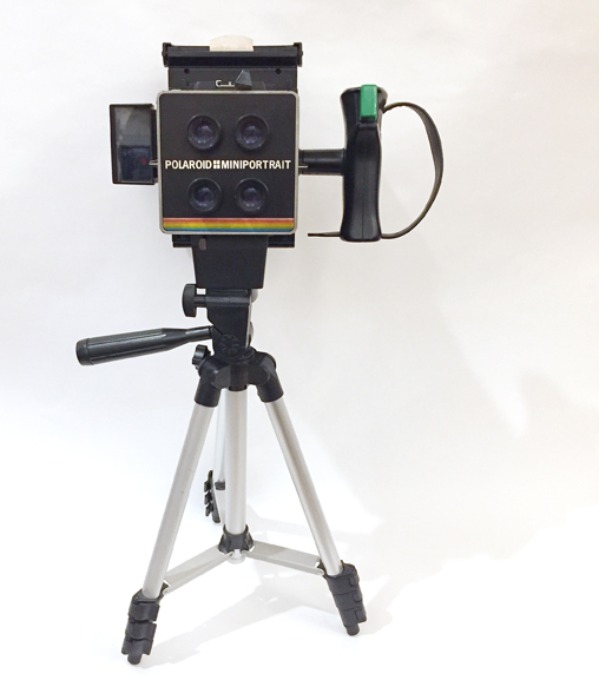 70s Polaroid miniportrait model-402 폴라로이드 카메라.