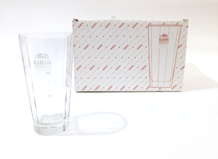 [JAPAN]SHOWA RETRO “KIRIN BEER” GLASS 6 SET.