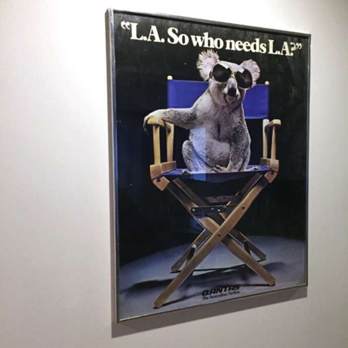 [U.S.A]70s “L.A So who needs L.A.?” Big size original poster frame.