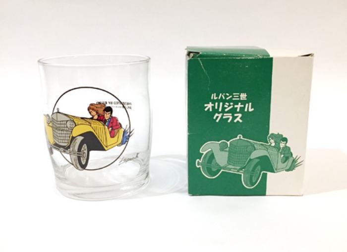 [JAPAN]90s “Lupin the Third” 루팡 3세 limited edition glass cup.
