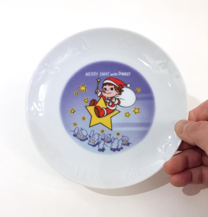 [JAPAN]90s PEKO CHAN 페코짱 ceramic plate.