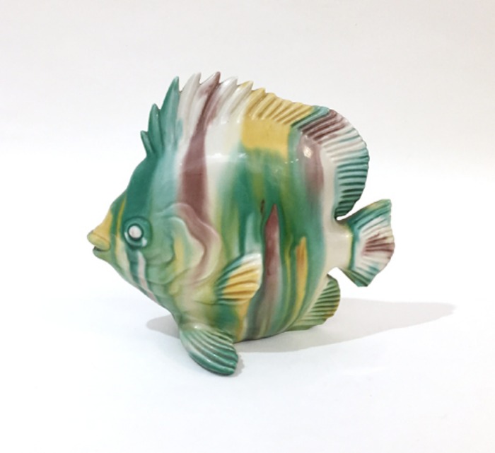 [U.S.A]Piranha marbling ceramic fish objet(피라냐).