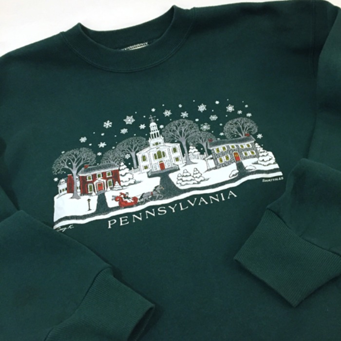 [U.S.A]90s “PENNSYLVANIA” 펜실베니아 Lee printed sweatshirt.