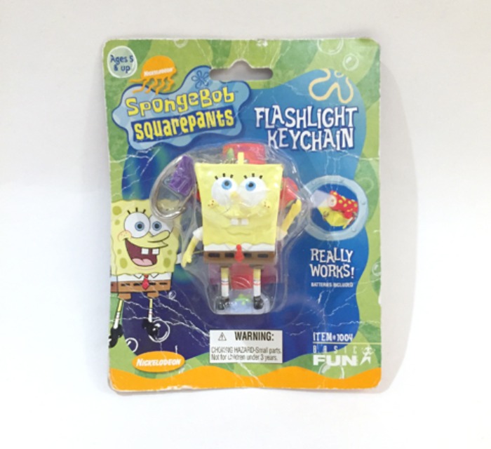 [U.S.A]2003년 “Sponge Bob” flash-light keychain(랜턴/키체인)