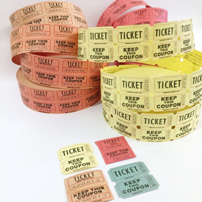 [U.S.A]Vintage yellow color coupon ticket roll(쿠폰롤).