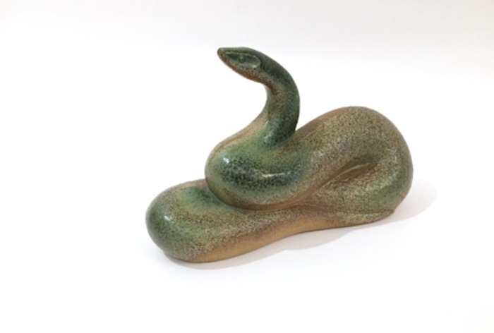 [JAPAN]70s SNAKE ceramic 뱀 도자기 objet.