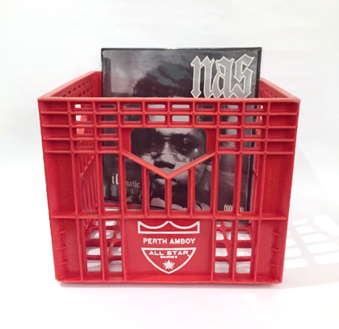 [U.S.A]80s Vtg “PERTH AMBOY” ORIGINAL MILKCRATE BOX(LP박스).