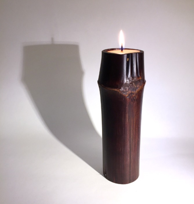 [JAPAN]90s original bamboo 대나무 candle holder.