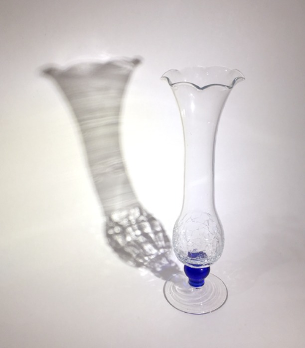 [FRANCE]70s hand-made crack design glass vase(화병).