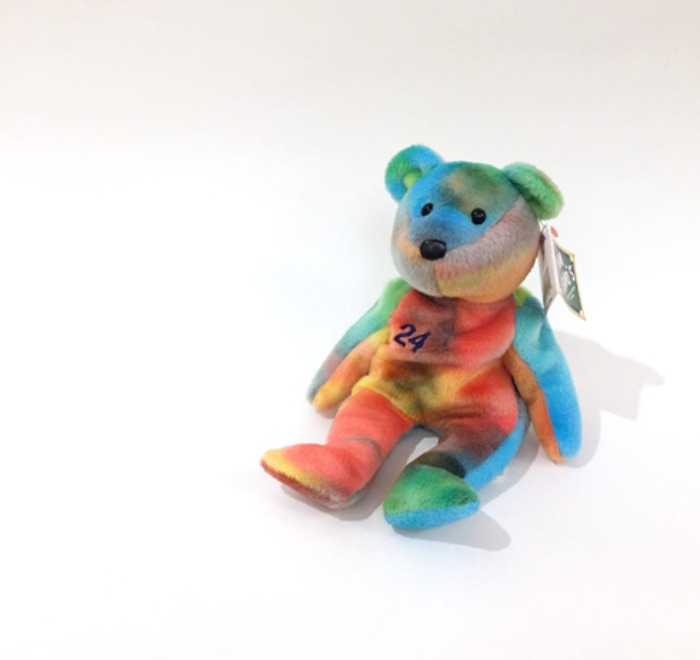 [U.S.A]90s Bamm beano’s bear tie-die figure doll(곰인형).