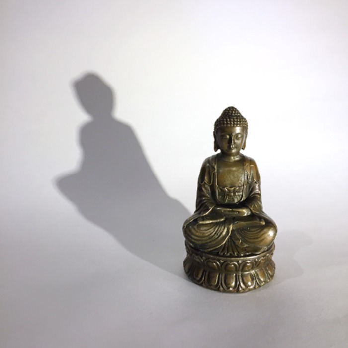 [JAPAN]60s Buddha bronze statue objet(불상).