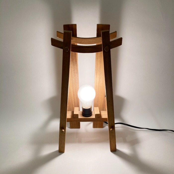 [JAPAN]70s japanese traditional wood lamp(빈티지 램프).