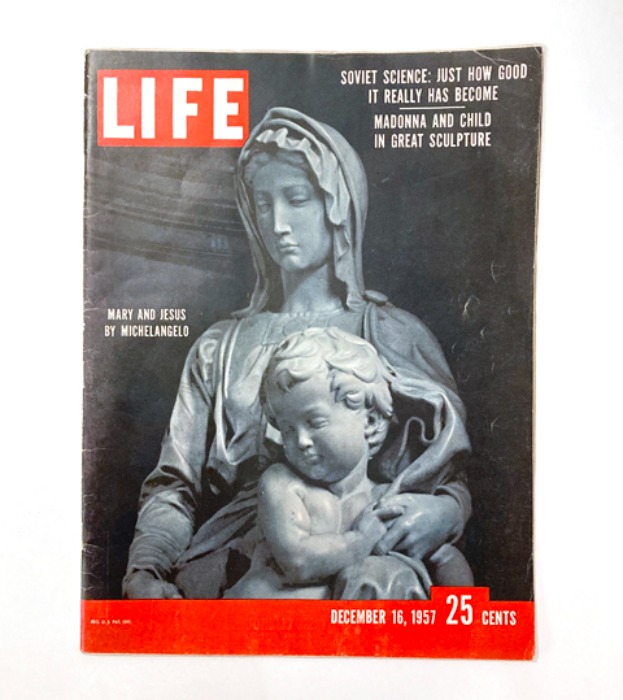 [RARE!][U.S.A]50s LIFE MAGAZINE “Maria &amp; Jesus” (1957년 12월호).