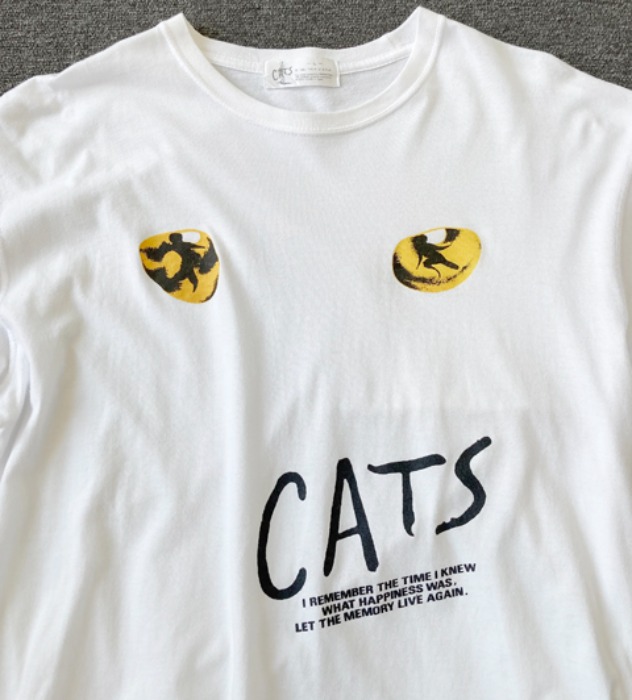 [JAPAN]80s Cats musical T-shirt(뮤지컬 캣츠).