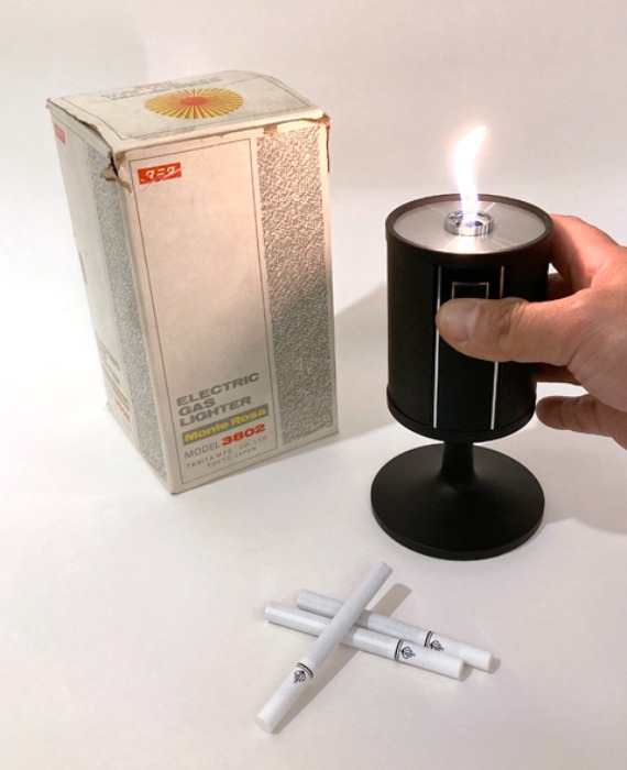 [JAPAN]80s mid-century design gas lighter.