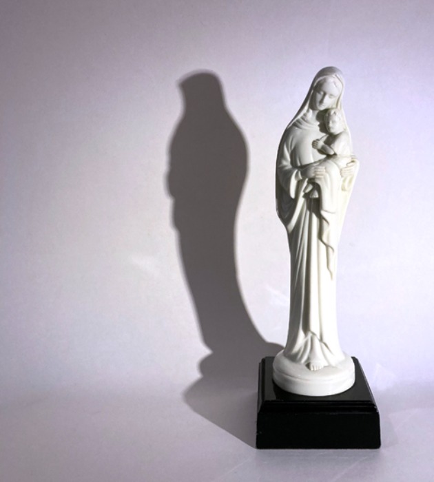 [U.S.A]80s Maria 성모 마리아 statue objet.