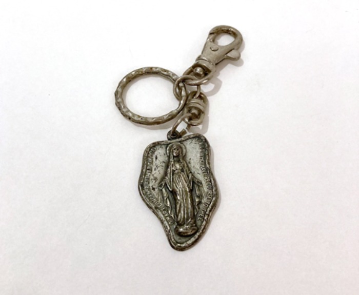 [italy]80s Maria christian 성모 마리아 antique key-ring(키홀더).