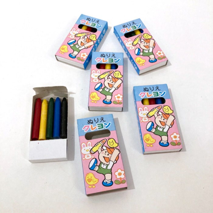 [JAPAN]80s Kids mini crayon set(크래용).