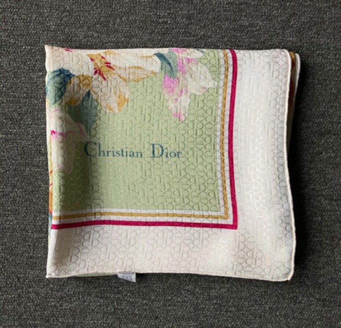 [FRANCE]90s Dior “CD” pattern silk scarf(크리스챤 디올).